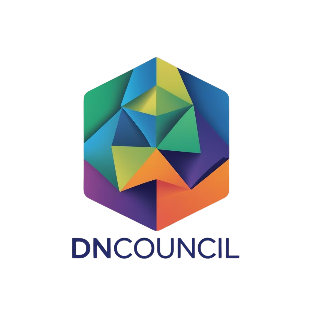 DNCouncil Logo with bold purple accent